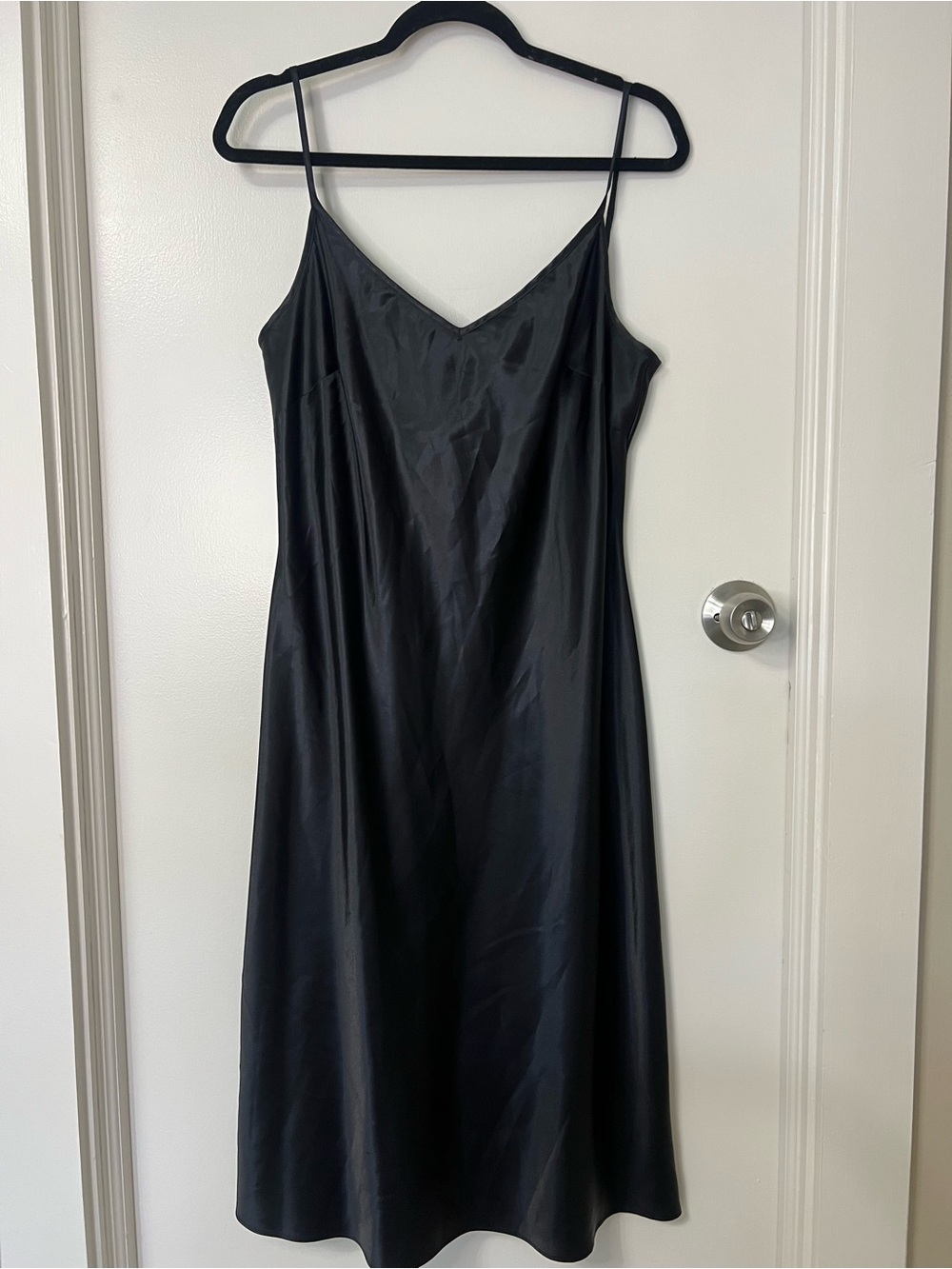Vintage Satin Slip Dress Evening Summer Dress Date Night Minimalist Y2K Romantic